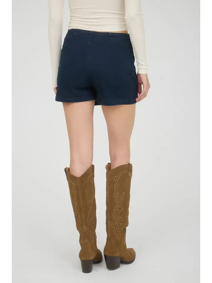 Front Tie Mini Skort