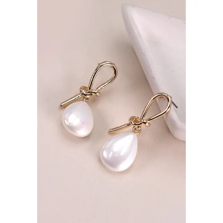 Knotted Opal Earrings