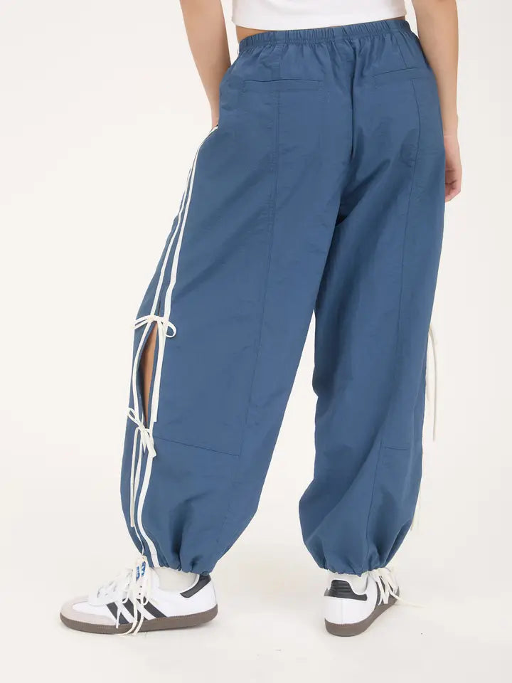 Tie Strap Track Joggers