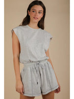 Washed Knit Romper