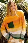 Fall Striped Light Sweater