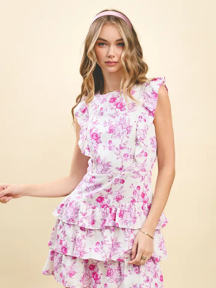 Floral Ruffle Dress