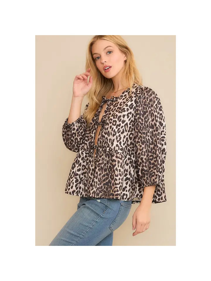 Little Leopard Top