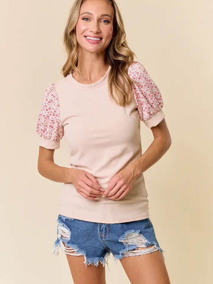 Flirty and Floral Top