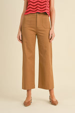 Wide Leg Front Pocket Pants