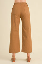 Wide Leg Front Pocket Pants