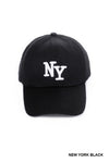 NY Ball Cap Black