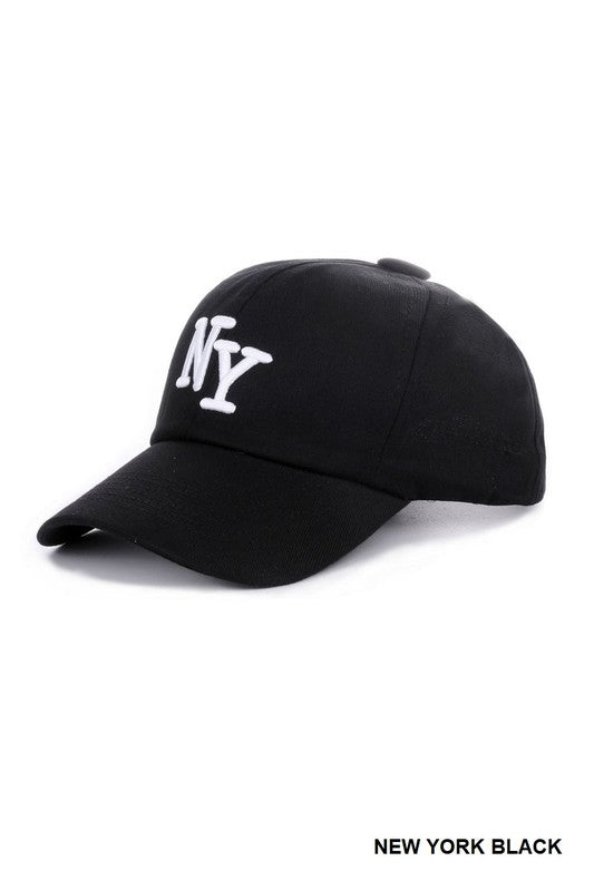 NY Ball Cap Black