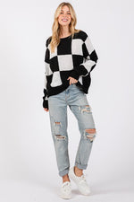 Gameday Checkered Sweater