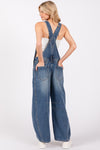 Wash Denim Overalls