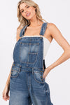 Wash Denim Overalls