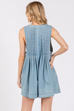 Gameday Denim Romper