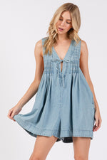 Gameday Denim Romper