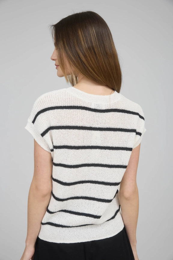 Striped Knit SS
