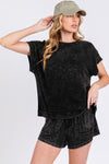Mineral Wash Ribbed Set