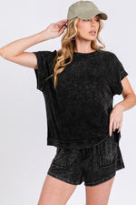 Mineral Wash Ribbed Set