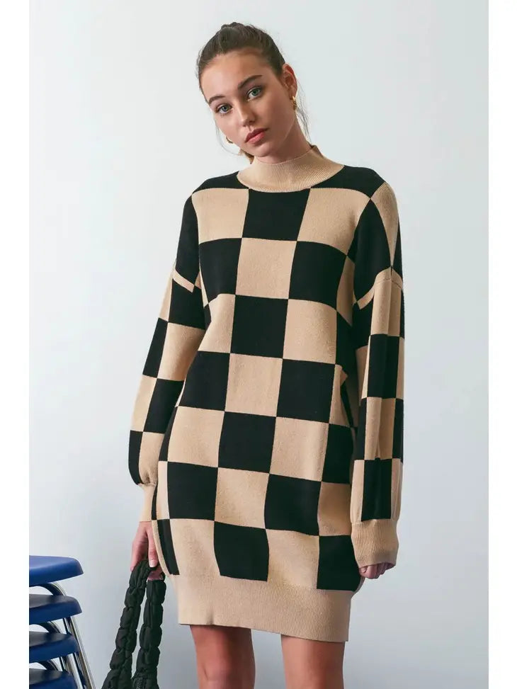 Stuck In The Moment Sweater Dress
