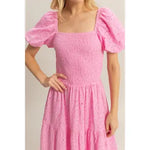 Fit & Flare Eyelet Dress