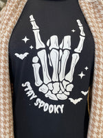 Spooky Skeleton Hand Graphic Tee