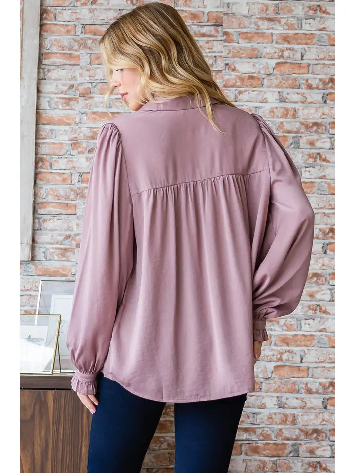 Dani's Dusty Rose Blouse