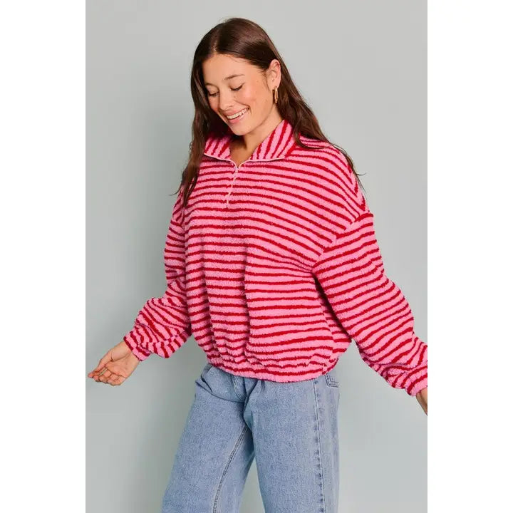 Stellar Striped 1/4 Zip