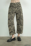 Lex Leopard Barrel Jeans