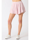 Ribbed Bow Skort