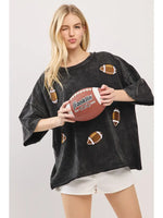 Vintage Football Patch Top