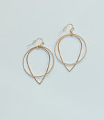 Tara Teardrop And Circle Earring