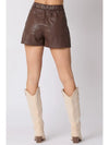 Leather Pu Shorts