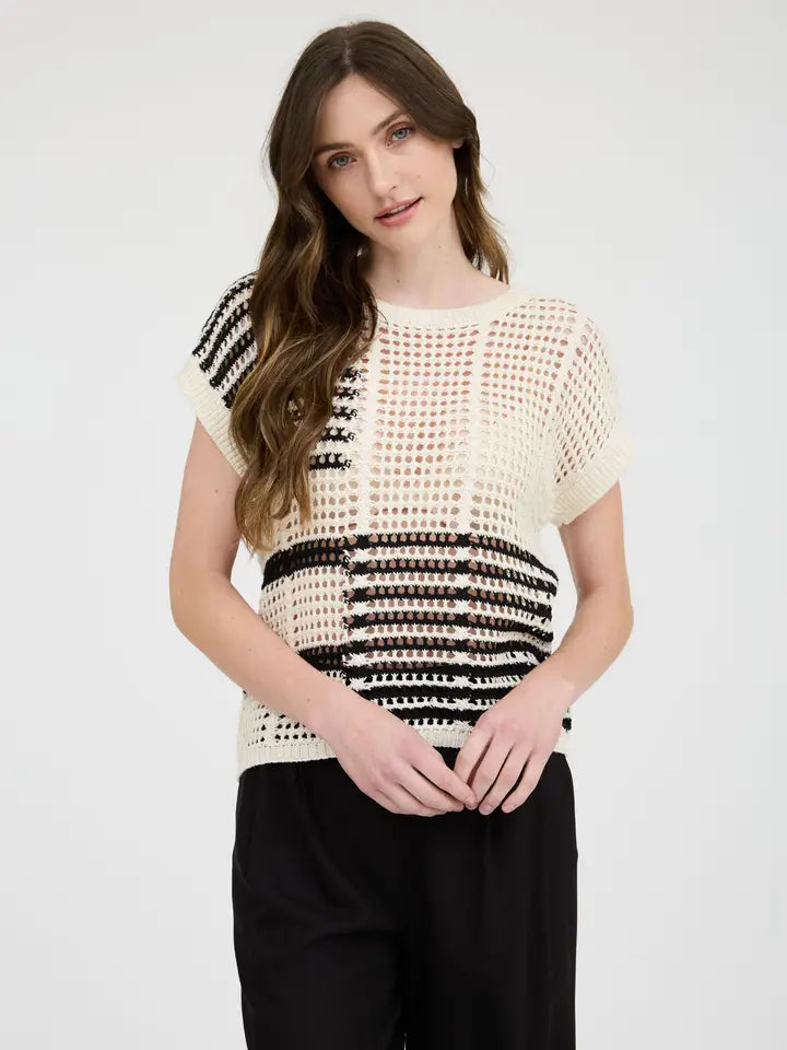 Stripe Knit Sweater