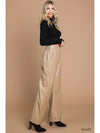 Dally Wide Leather Pants