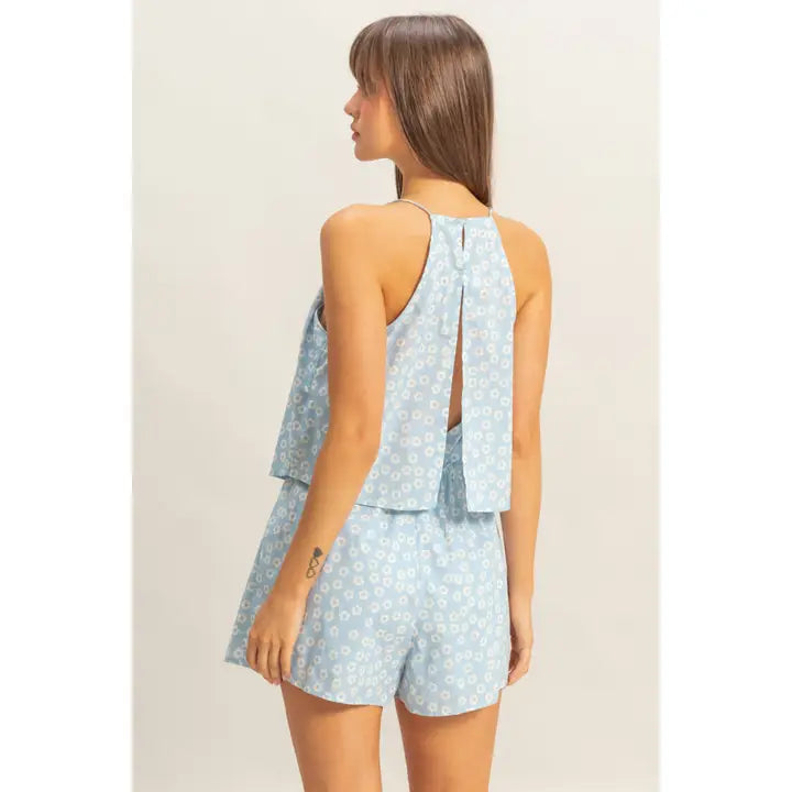 Open Back Romper