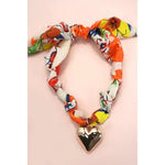 Bright Color Scarf Charm