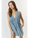 Love You In Denim Romper