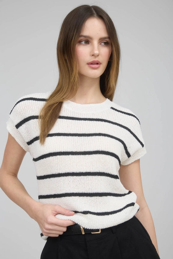 Striped Knit SS