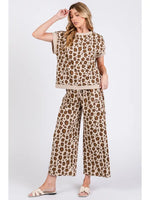 Leopard Print Scuba Set