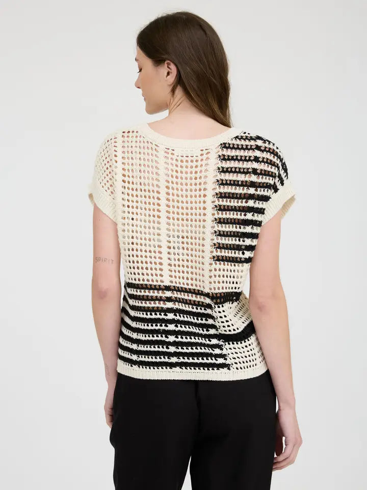 Stripe Knit Sweater