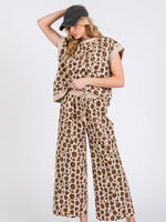 Leopard Print Scuba Set
