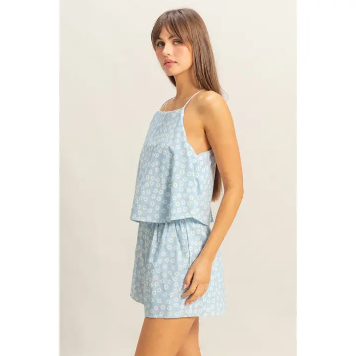 Open Back Romper