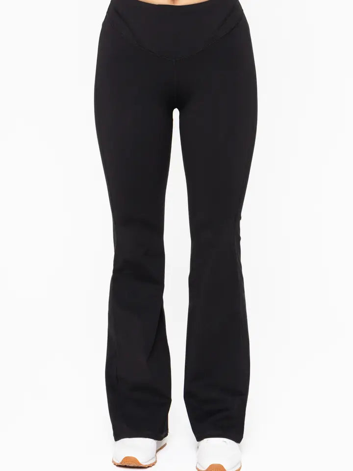 Contour Seam Flared Leggings