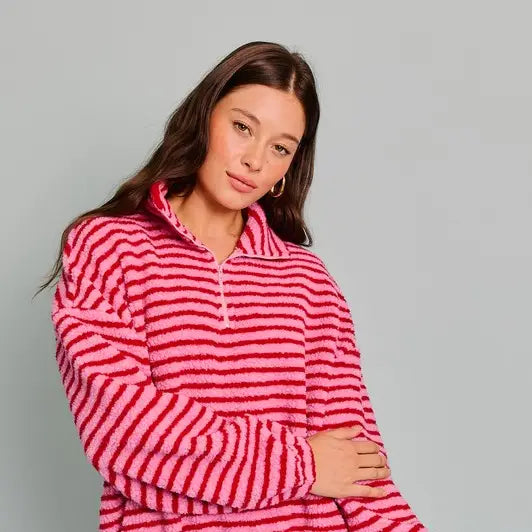 Stellar Striped 1/4 Zip