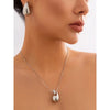 Stainless Steel Waterproof Tarnish Free Droplet Necklace