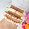 Neutral Acrylic Bracelet Stack