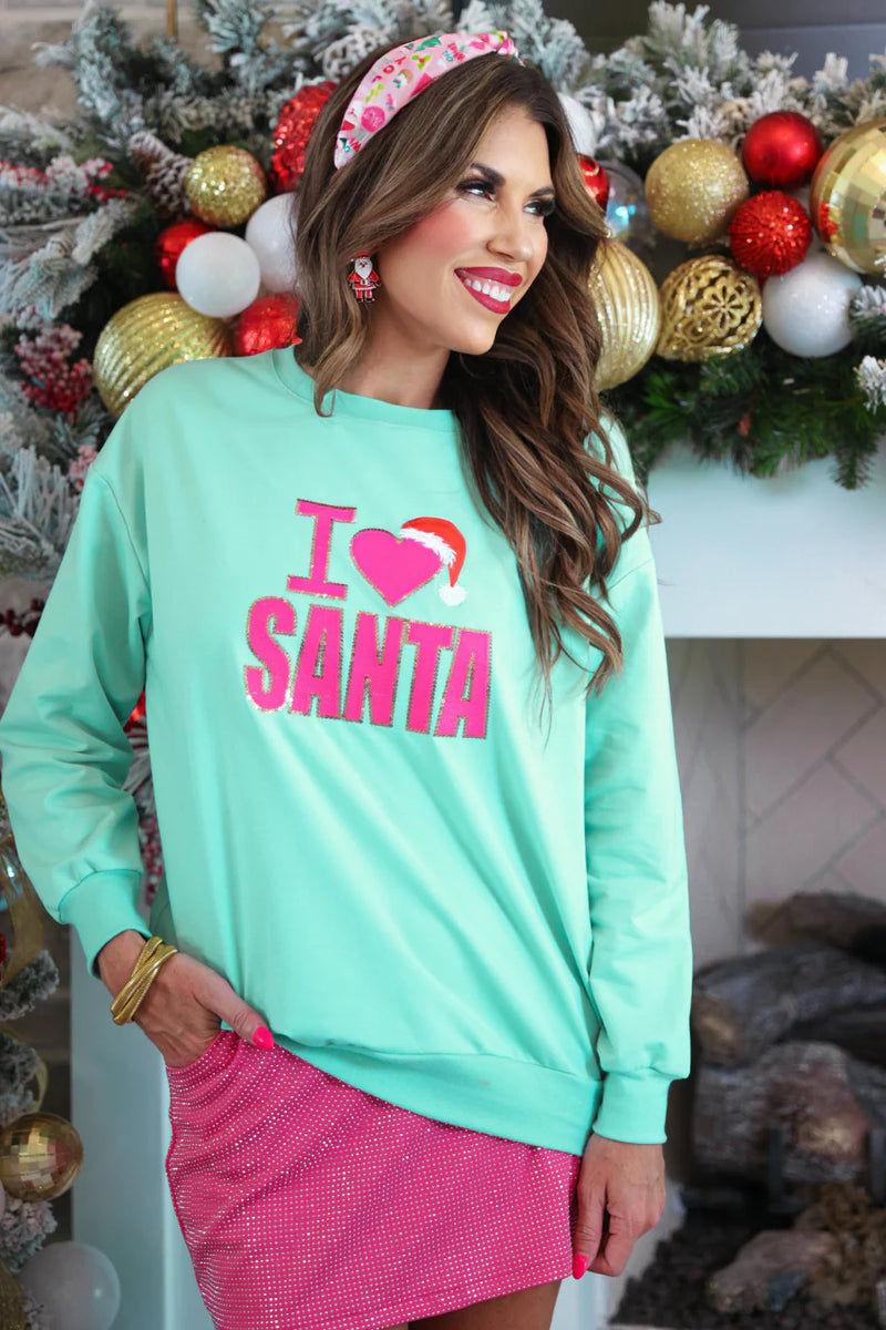 I Love Santa Sweatshirt