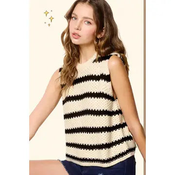 Chunky Sleeveless Sweater