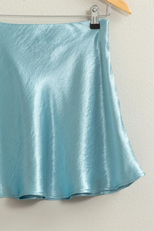 Dazzle Satin Mini Skirt – Lillies Boutique Co.