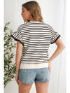 Stripe Lace SS