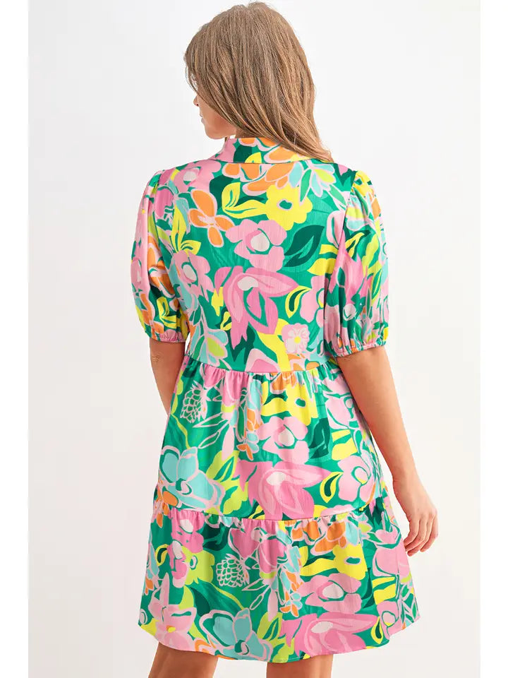 Floral Print Boydoll Dress