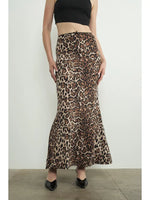 Leopard Lady Maxi Skirt